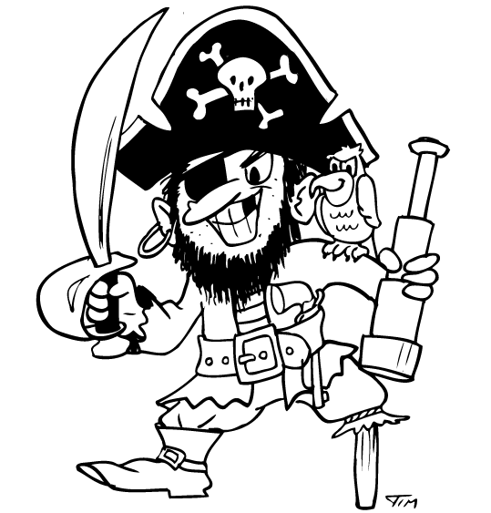539x563 Tim Newlin The Classic Pirate