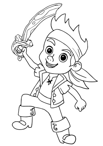 339x480 Jake Pirate Coloring Page Free Printable Coloring Pages