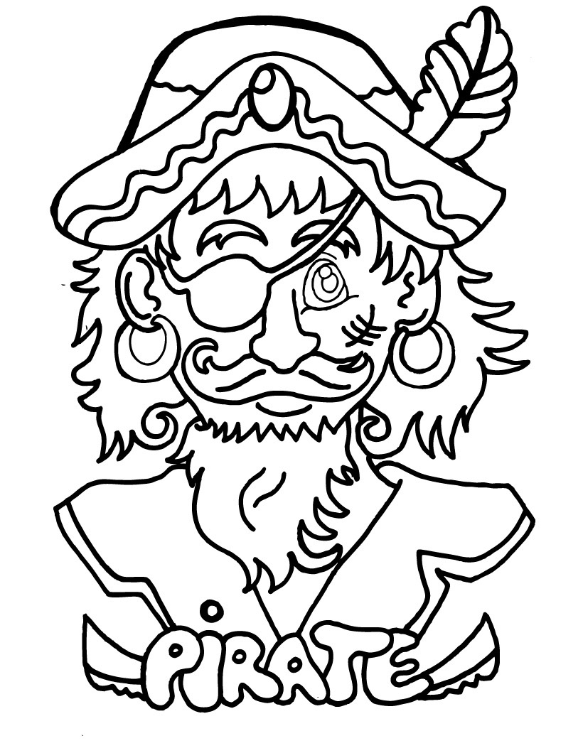 820x1060 Pirate Head Pirates Coloring Pages For Kids To Print Amp Color