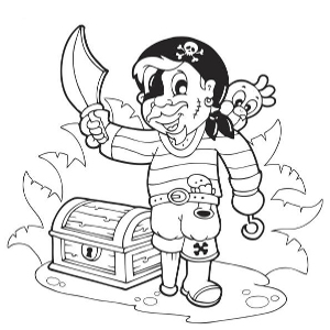 300x300 Wonderful Pirate Clip Art And Coloring Pages For Kids