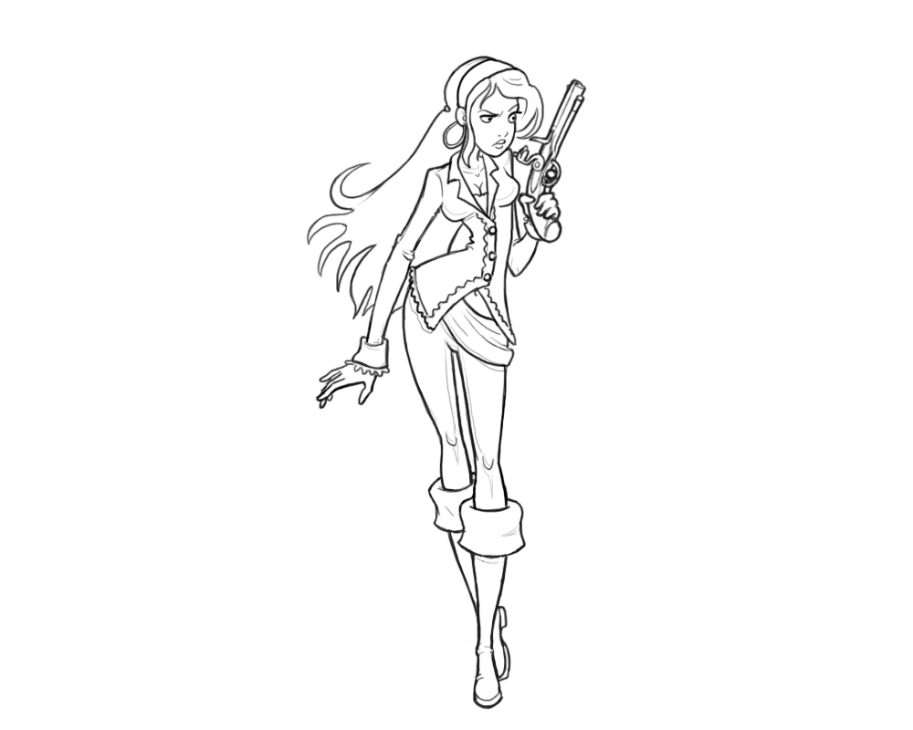 1000x800 Pirate Girl Sketch By Flashpotatoes