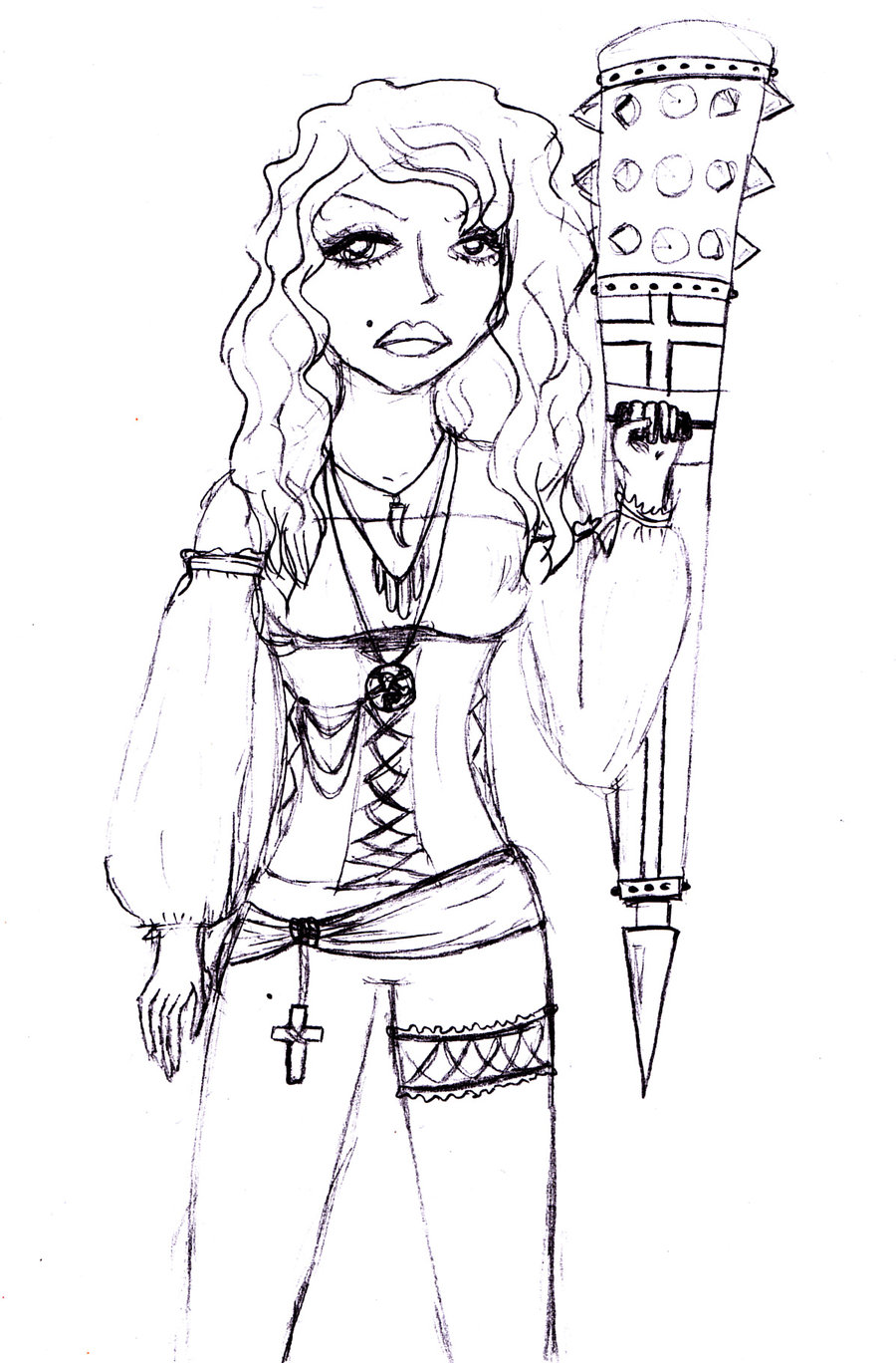 Pirate Girl Drawing at GetDrawings | Free download
