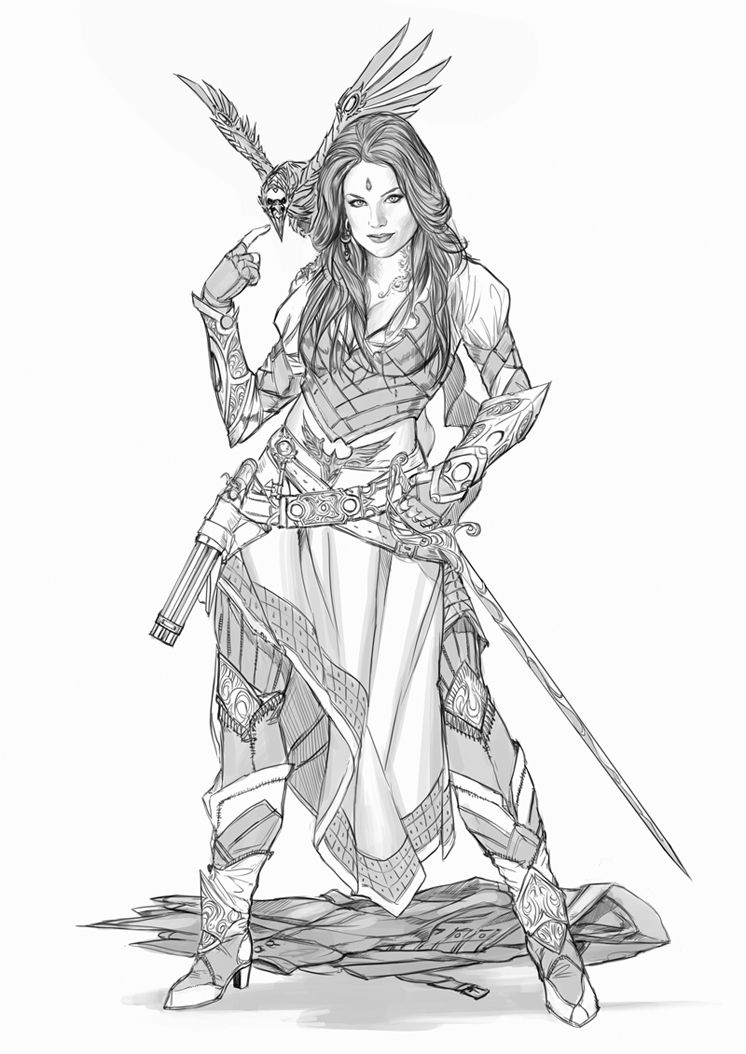 746x1054 Female Pirate Drawings Female Pirate Drawings