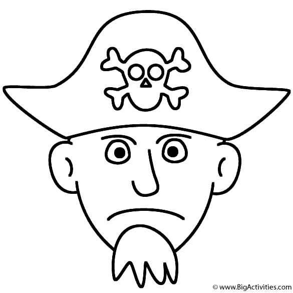 585x585 Pirate Face