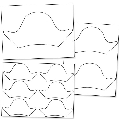 500x500 Printable Pirate Hat Pattern Printable