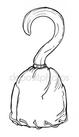 259x450 Hand Drawn Vintage Pirate Hook Stock Vector Aglia83