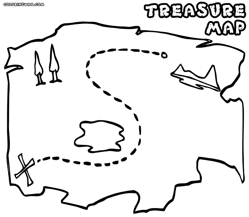 1000x872 Treasure Map Coloring Pages Coloring Pages To Download And Print