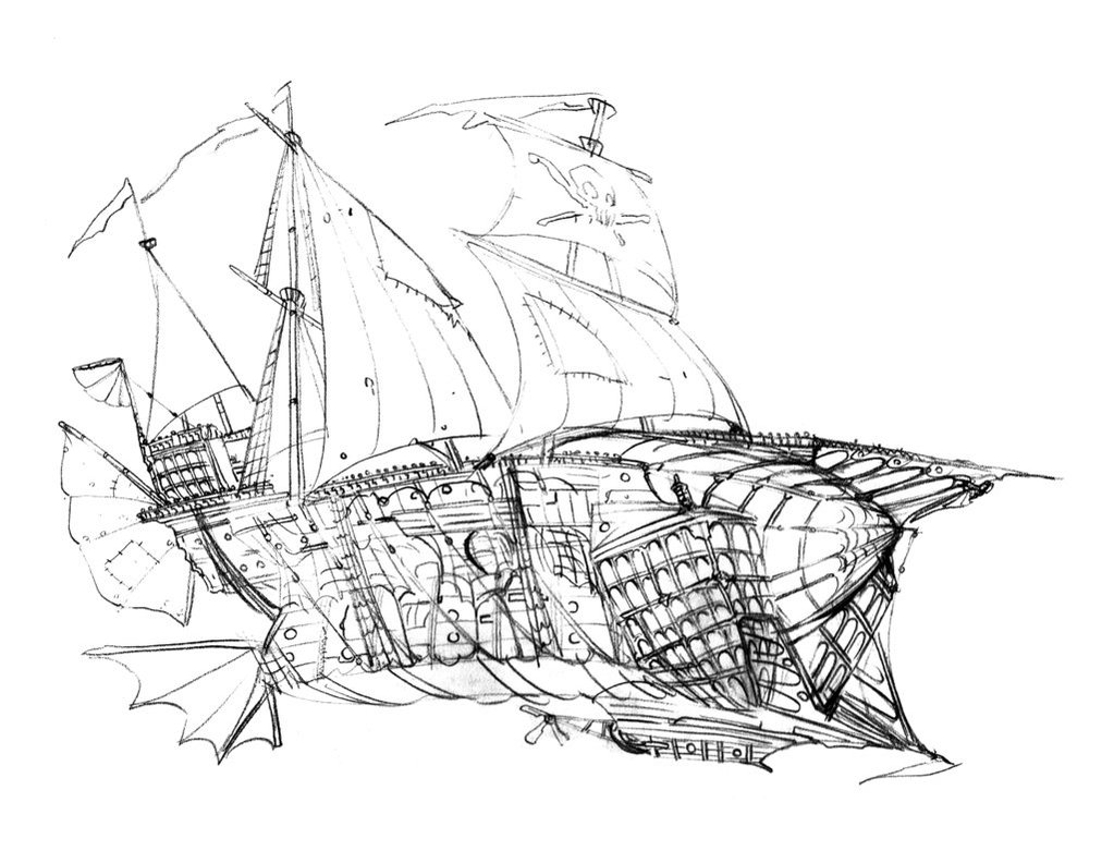 1023x781 Steampunk Pirate Ship By Drmanhattan Va