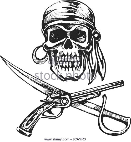 498x540 Pirate Tattoo Stock Photos Amp Pirate Tattoo Stock Images