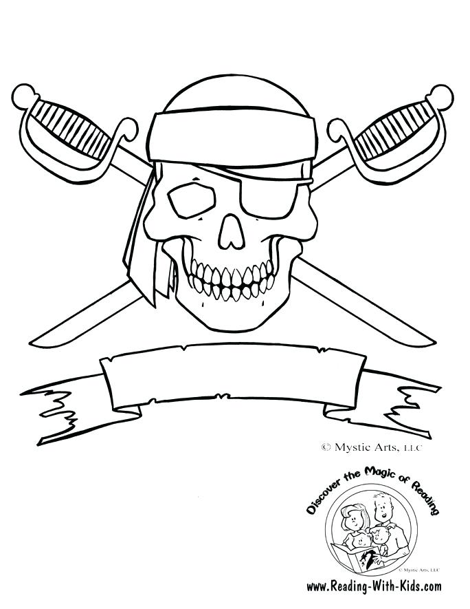 684x885 Skull And Crossbones Coloring Pages Pirate Skull And Crossbones