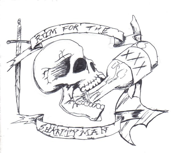 600x535 Collection Of Pirate Skull And Beer Tattoo Sample