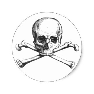 324x324 Custom Skull Stickers Zazzle.ca