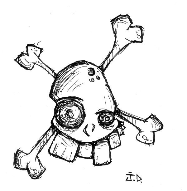 600x612 Pirate Skull By Derlicto On Newgrounds