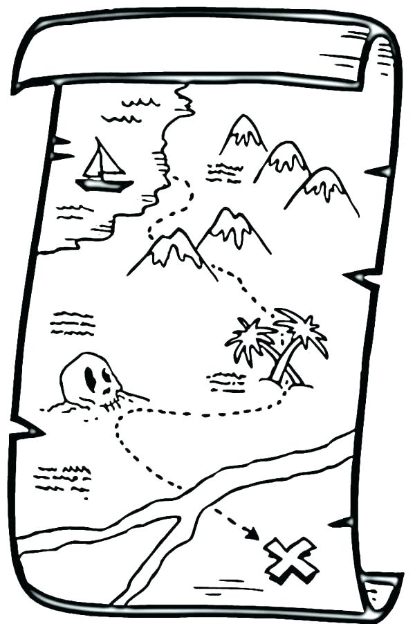 600x902 Treasure Chest Coloring Pages