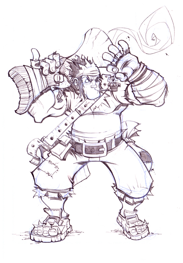 600x862 Pirate Cannoneer By Frogbillgo