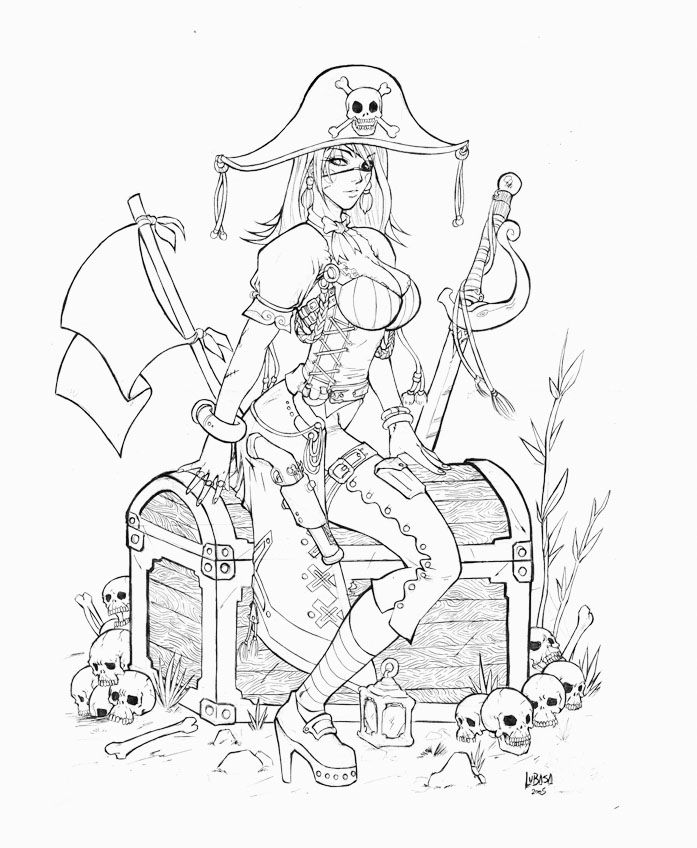 697x848 Pirate By Funeralwind On Art