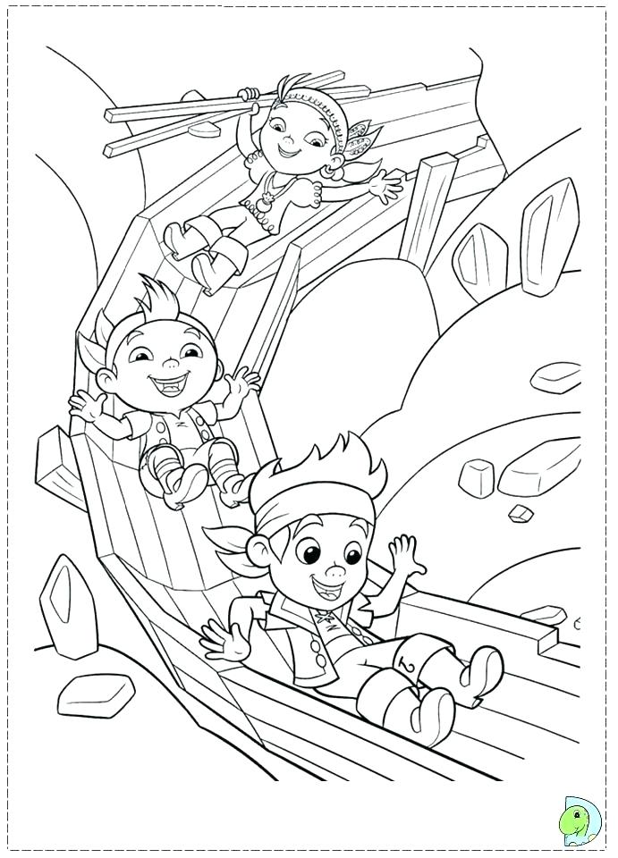 691x960 Jack And The Neverland Pirates Coloring Pages