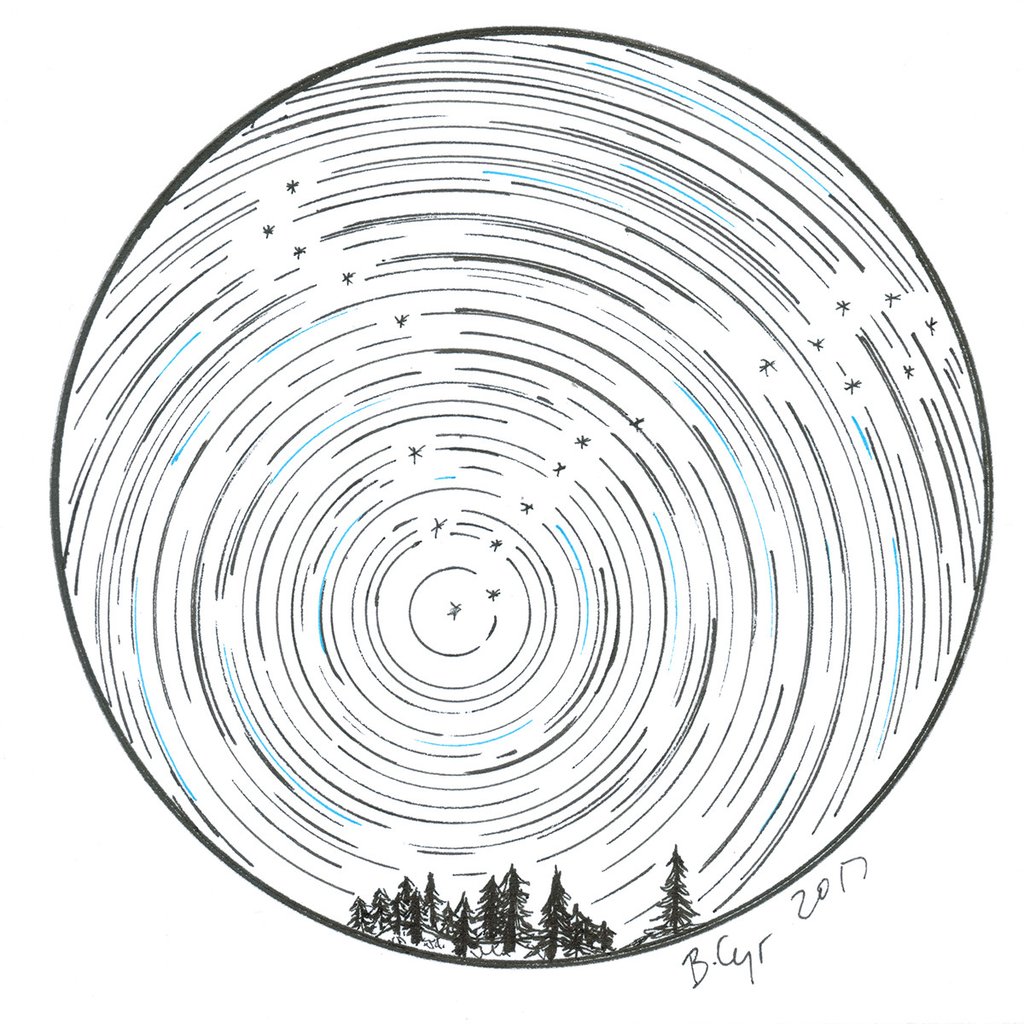 1024x1024 Star Trails