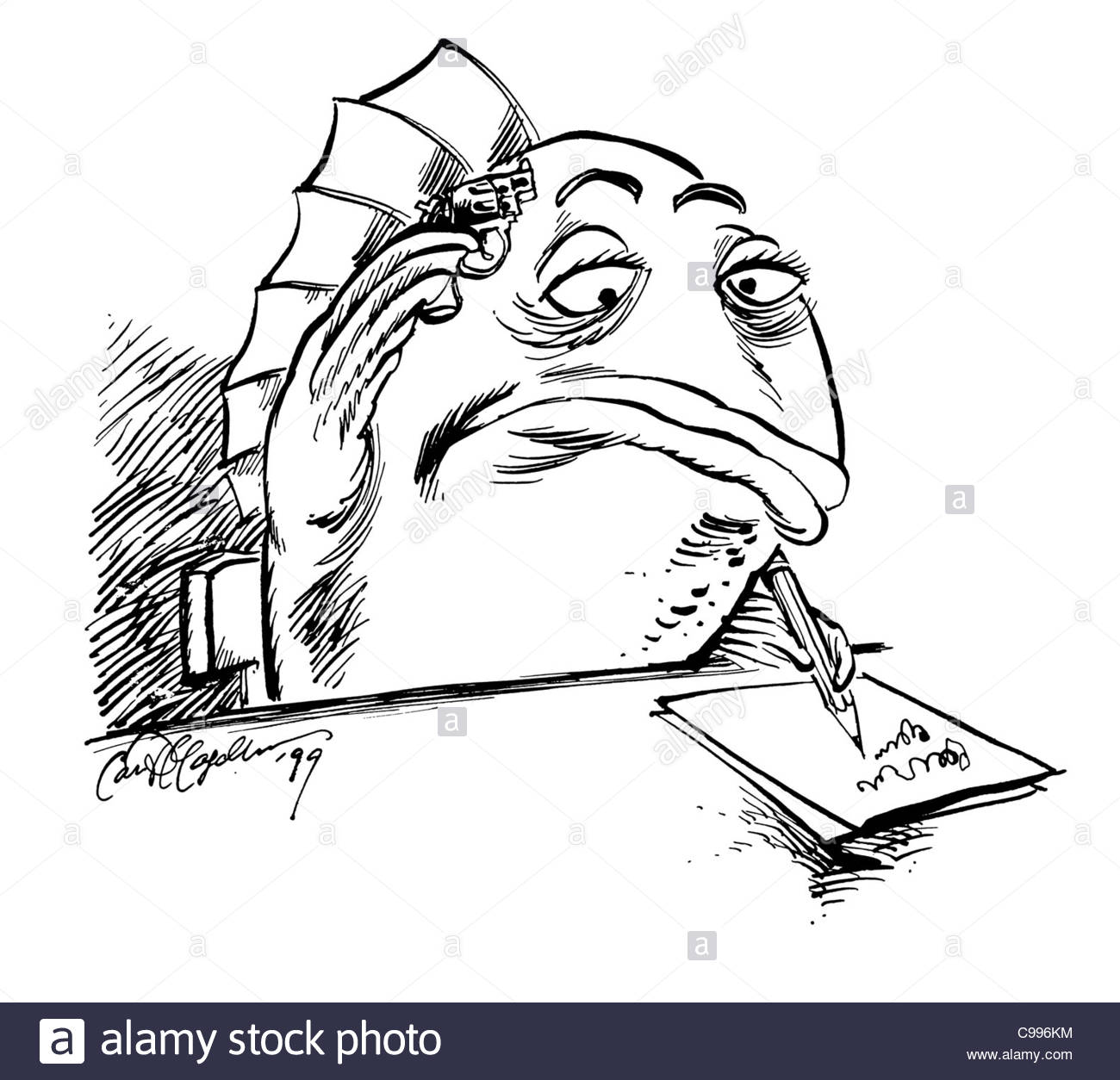 1300x1254 Sad Fish Writes Fish Pisces Stock Photo, Royalty Free Image