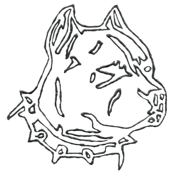 618x635 Coloring Pages Awesome Pitbull Coloring Pages. Cute Pitbull Puppy