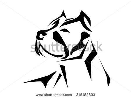 450x338 Drawn Pitbull Red Nose