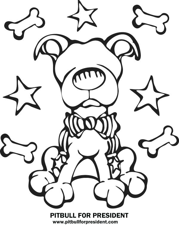600x756 Pitbull Coloring Pages Color For Pr Cute Pitbull Puppy Coloring