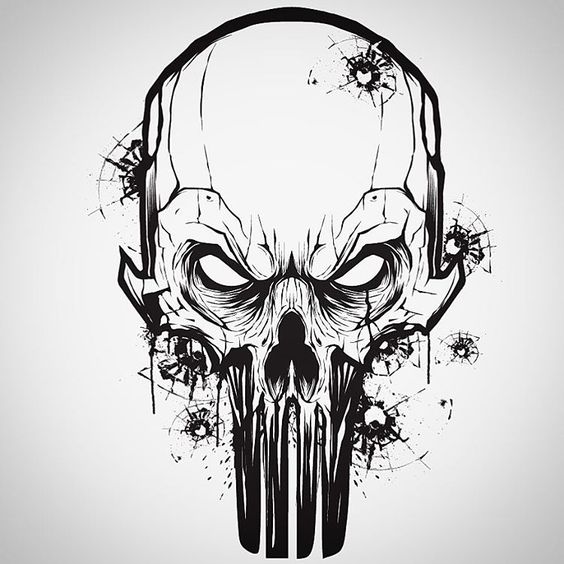 564x564 Evil Skull Drawings Tattoo Art Skull Drawings