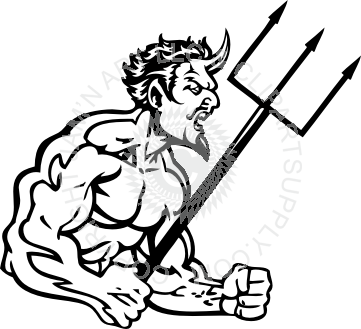 361x329 Holding Pitchfork In Hand