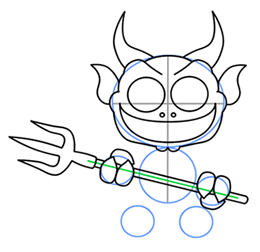 260x252 Cartoon Devil Step By Step Drawing Lesson
