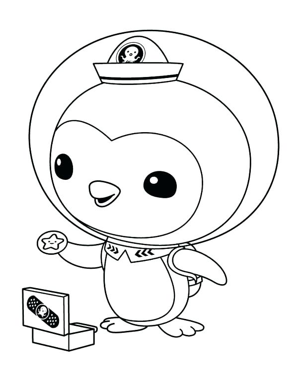 600x775 Printable Penguin Coloring Pages Penguins Coloring Pages Line