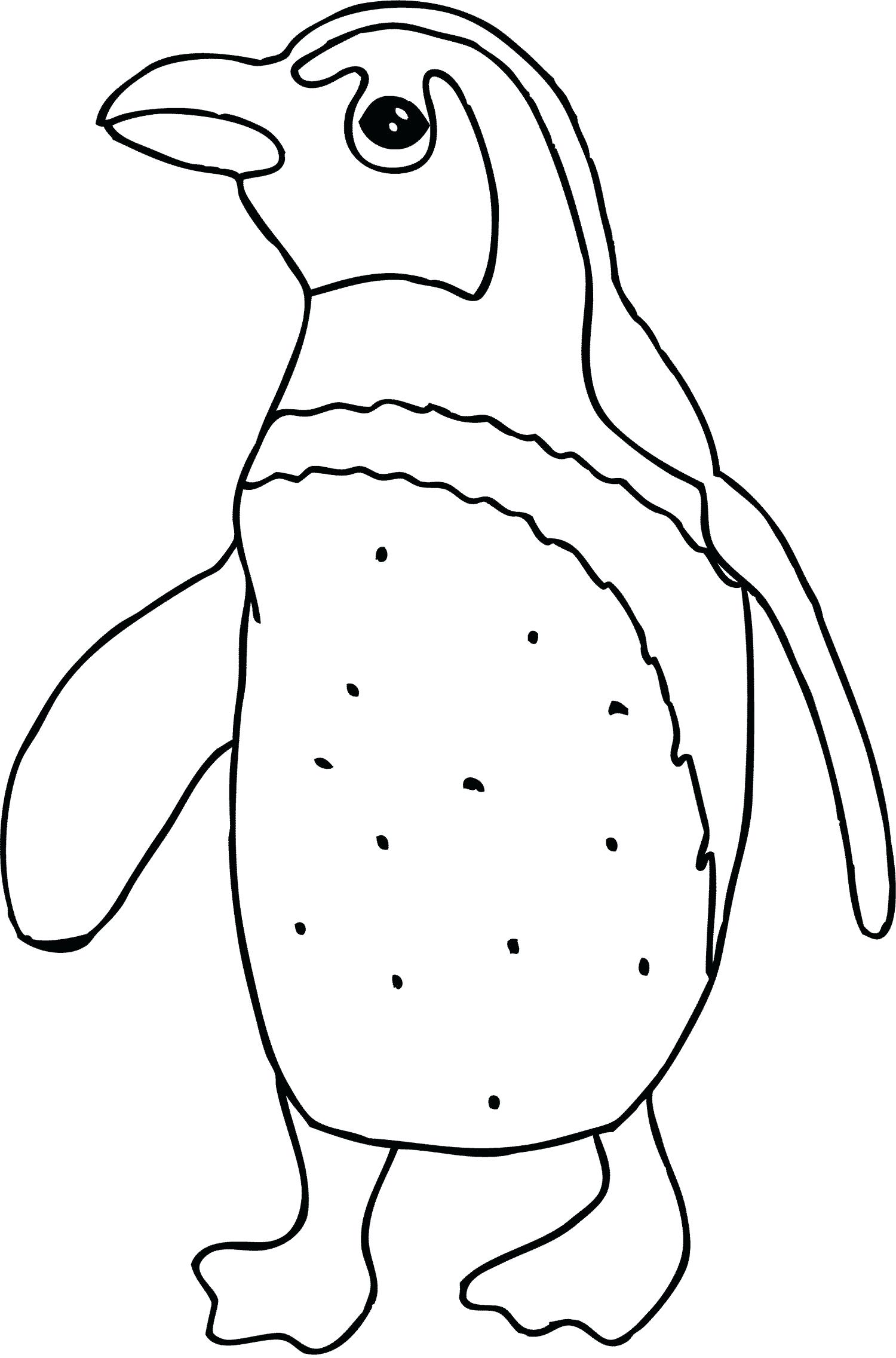 1500x2273 Coloring Coloring Pages Of A Penguin With Winter Basic Page