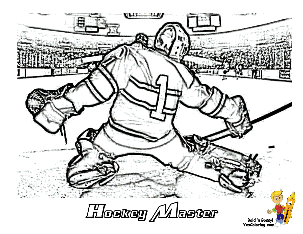 1200x927 Hockey Goalie Helmet Coloring Page