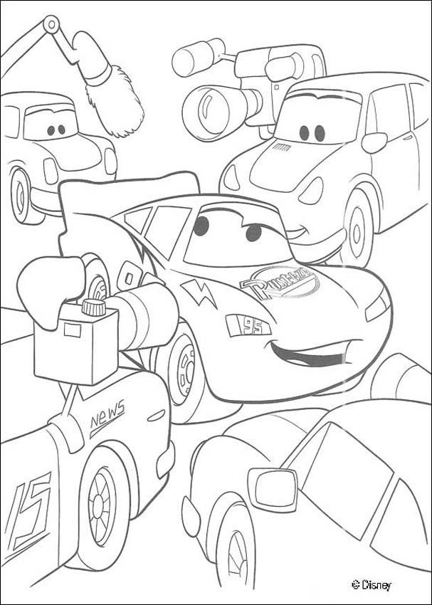607x850 Disney Pixar Cars Movie Coloring Pages Colouring For Amusing Draw