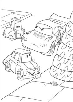 236x330 How To Draw Tow Mater From Disney Cars Movie Coloring Pages