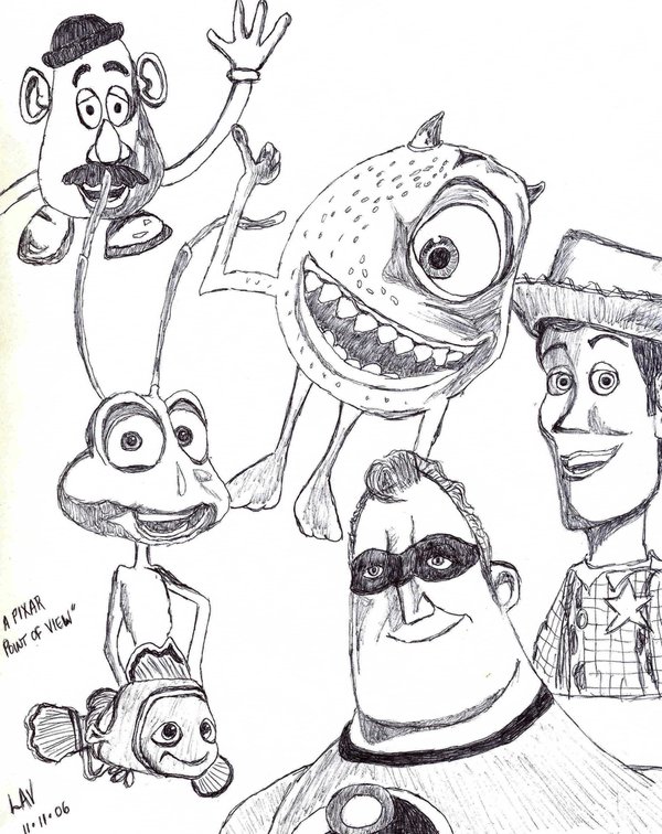 Pixar Drawing at GetDrawings | Free download