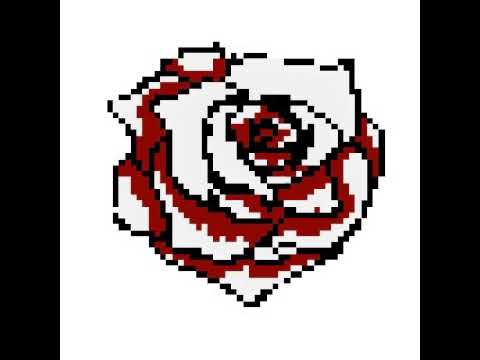 480x360 Rose Pixel Art