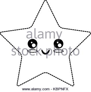 315x320 Pixelated Star Kawaii Icon Vector Illustration Design Stock Vector