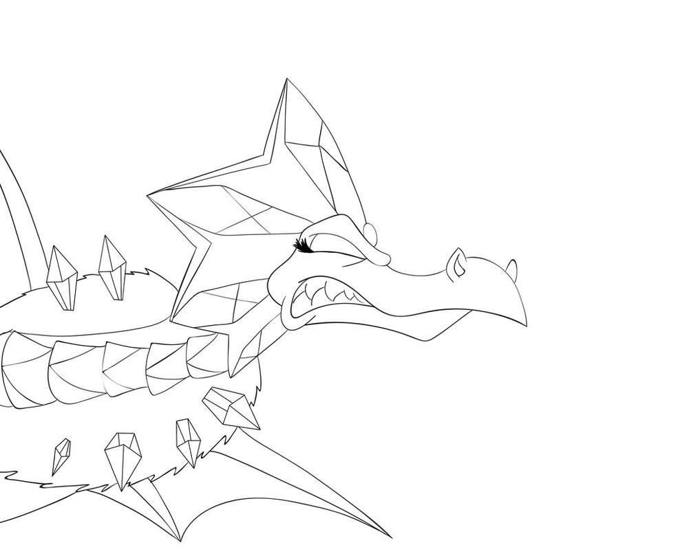 988x809 Pop Pixie Dragon Illustrator Inking By Jamescartoongona