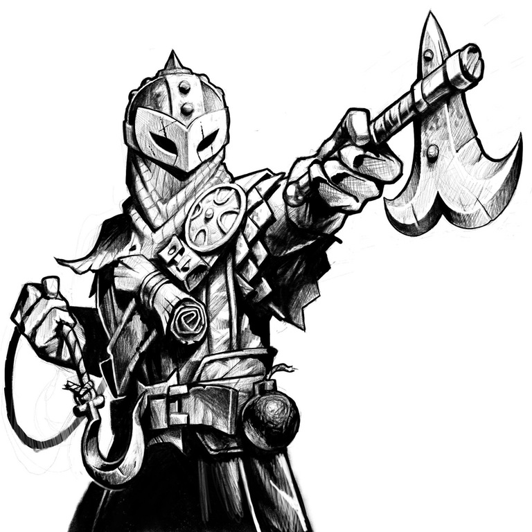 768x768 Bounty Hunter Fan Art Wip