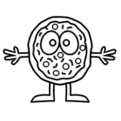 250x250 Drawing A Cartoon Pizza