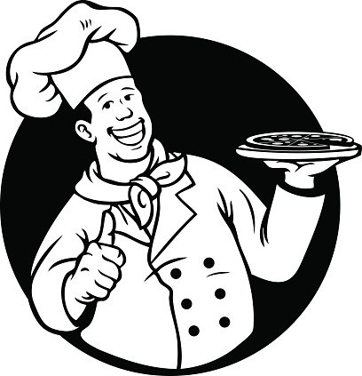 Pizza Drawing Black And White at GetDrawings | Free download