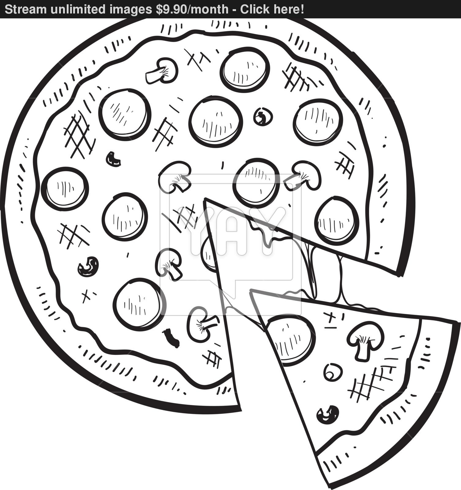 1506x1600 Pizza Vector Sketch Vector