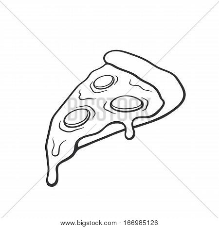 450x470 Vector Illustration. Pizza Slice Vector Amp Photo Bigstock