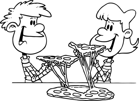 550x400 Pizza Coloring Pages Beach Screensavers On Pizza Hut Coloring