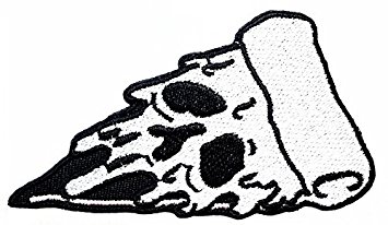 355x206 Skull Pizza Hut Cooking Chef Kid Baby Cartoon Patch
