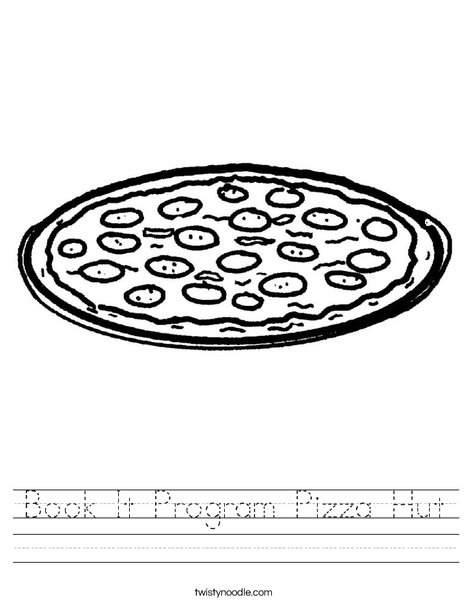 468x605 Book It Program Pizza Hut Worksheet