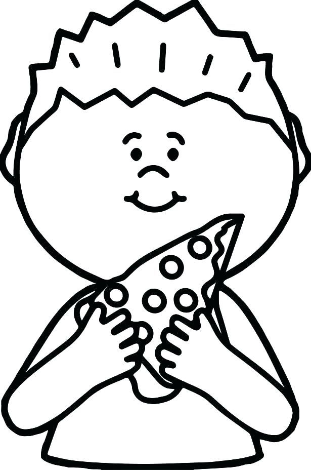 615x928 Pizza For Coloring