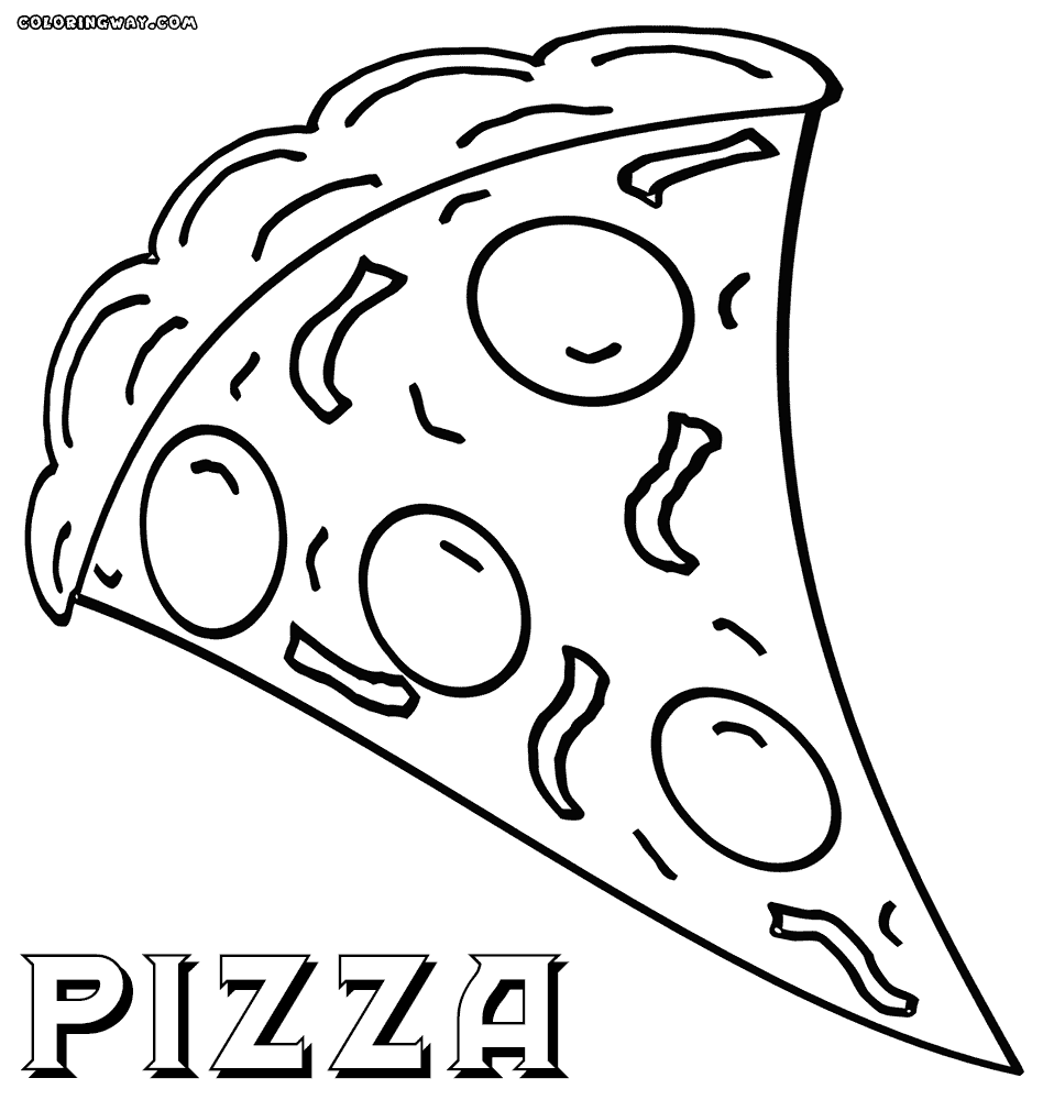948x1000 How To Make Drawing Of Pizza And Colouring Pages For Kids