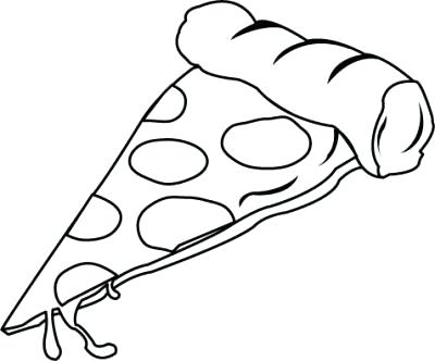 400x332 Pizza Coloring Picture Heart Disease Of Junk Food Pizza Coloring