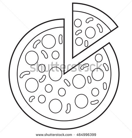 450x470 Pizza Clipart Drawn
